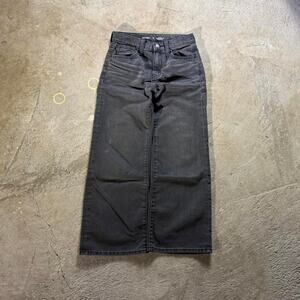 Black High Rise Baggy Wide Leg Jeans